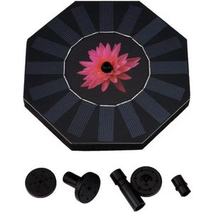 Solar Fontein Pomp, Outdoor Zonne-energie Vogel Bad Fontein Pomp Voor Zwembad Tuin Aquarium