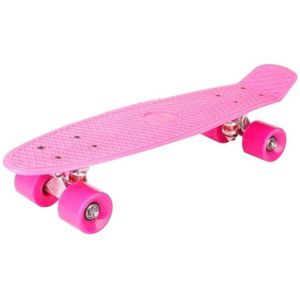 22 Inch Vier-Wiel Skateboard Enkel-Warp Kick Skate Board Aluminium Beugel Voor Beginners Jongens Meisjes