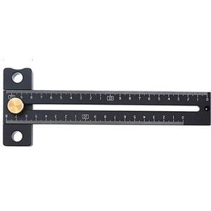 Houtbewerking Schrijvende Apparaat Straight Gids Regel Meetinstrumenten 180 Mm/280 Mm Aluminium DTT88