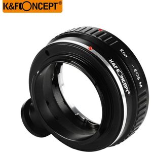 K &amp; F Concept Lens Adapter Ring Voor Konica Ar Mount Lens Canon Eos M EF-M Mount M M2 m3 Mirrorless Camera Adapter Met Statief