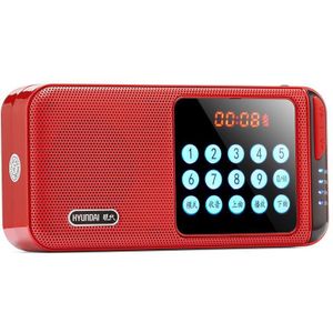 Fm Radio Ontvanger Luminou Sleutel Geschikt Voor Ouderen Mini Audio Dual Tf Card MP3 Speaker Draagbare Muziekspeler Power detectie