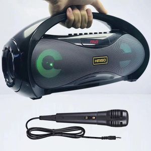 Draagbare Kolom Home Theater Draadloze Stereo Bass Bluetooth Luidspreker Met Microfoon Draadloze Muziek Center Systeem 4D Stereo Subwoofer