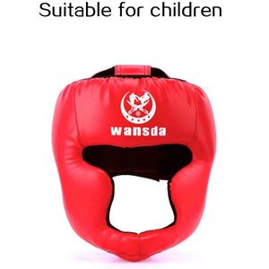 Kick Boksen Helm Voor Volwassen Kinderen Pu Hoofddeksels Karate Muay Thai Guantes De Boxeo Mma Sanda Hoofd Bescherming Training Apparatuur