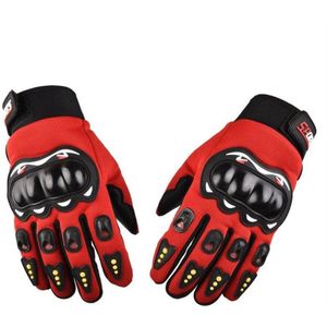 Biker Handschoenen Moto Moto Rcross Volledige Vinger Moto Rcycle Fiets Fietsen Antislip Slijtvaste Anti-Cut demping Waterdichte Handschoen