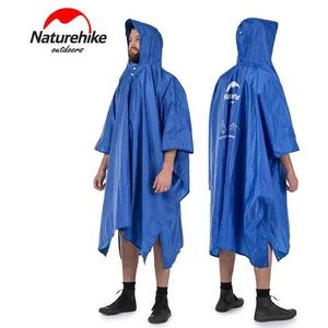 Naturehike Nh Drie-In-een Outdoor Regenjas Multifunctionele Outdoor Regen Poncho Tent Floor Doek Pergola Luifel