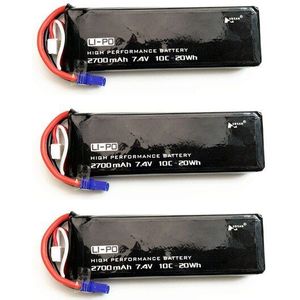 Originele Hubsan H501C H501S X4 7.4V 2700Mah Lipo Batterij 10C 20WH Batterij Voor Rc Quadcopter Drone Onderdelen