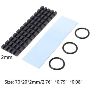 Zuiver Koper Grafeen Heatsink M.2 Ngff 2280 Pci-E Nvme Ssd Thermische Pad Cooler Pxpa