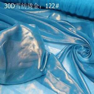 Cosplay Chiffon Stof 30D Gouden Gebronsde Stof Shiny Party Decoratie Stof Kostuum Jurk Stof DIY 1 m/partij