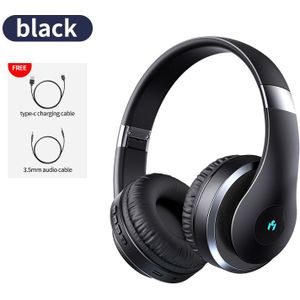 MC BH618 Bluetooth 5.1 hoofdtelefoon Draadloze hoofdtelefoon Over het oor Opvouwbare oortelefoon Stereo met 60 uur luistertijd