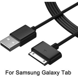 1M/2M Usb Charger Data Kabel Voor Samsung Galaxy Tab P1000 N8000 P5100 P5110 P7510 P7500 P7300 p6200 P6800 P3100 P1010
