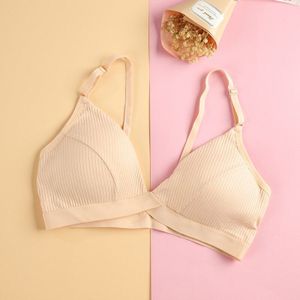 Athvotar Sexy Franse Verstelbare Bralette Elasticiteit Driehoek Cup Push Up Bh Ondergoed Comfortabele Draadloze Beha Vrouwelijke