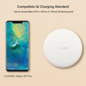 Originele Huawei Draadloze Oplader 15W CP60 Quick Charge Voor Huawei Mate 20 Pro Iphone X Samsung S9 S9plus