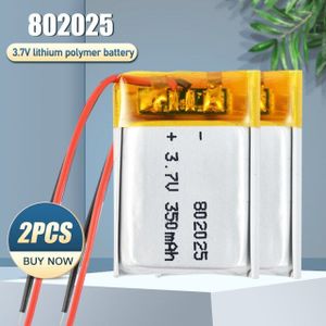 802025 3.7V 350Mah Lithium Polymer Oplaadbare Batterij Voor MP3 MP4 Speelgoed Bluetooth Headset Speaker Muis Lichter Video Recorder
