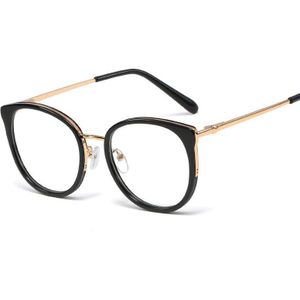 48159 Cat Eye Ronde Plastic Titanium Brilmonturen Ultralight Mannen Vrouwen Optische Mode Computer Bril