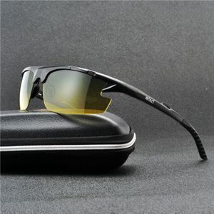 MINCL Nachtzicht Bril voor Night Driving Driver Bril Anti-Glare Gele Zonnebril Mannen Gepolariseerde Brillen UV400 NX