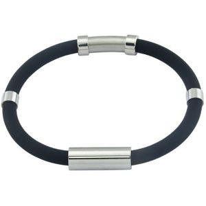 1PC Verstelbare Anti-Statische Siliconen Armband Lichaam Statische Magnetische Sport Polsband voor Vrouwen Mannen Sportief Casual Armbanden