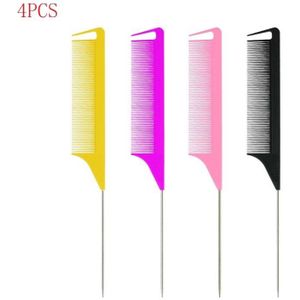 Professionele Haarverf Kam One-Way Weave Benadrukken Verijdelen Sectioning Hoogtepunt Snijden Kammen Salon Kappers Gereedschap