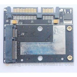 Card Slot 52 Pin 50mm Mini PCI-E MSATA SSD HardDisk Converter Om 2.5 ""3.5"" SATA Kleinste SSD converter Adapter