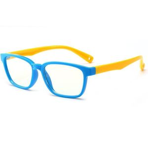 Vierkante Blauw Licht Kids Bril Optische Frame Kinderen Meisjes Blokkeren Transparant Brillen Jongen Frames Anti Reflecterende Comp D7E2