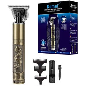 Kemei Professionele Mentrimmer Baard Elektrische Clipper Barbe Haar Snijmachine Herzien Om Outliner Trimmer Tondeuses Mannen