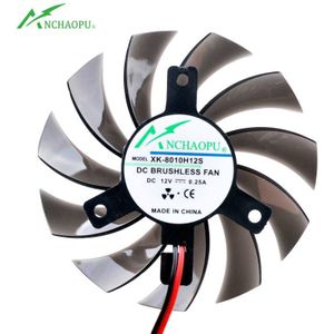 XK-8010H12S 75Mm Diameter-Gat Pitch 40Mm DC12V 0.25A 3300Rpm Videokaart Koelventilator Voor Router Micro host Cpu