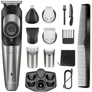 Vijf-In-Een Set Van Elektrische Clippers Mannen Grooming Olie Hoofd Carving Tondeuse Tondeuse Neus haar Baard Trimmen