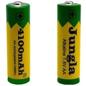Aa Oplaadbare Batterij 4100Mah 1.5V Alkaline Oplaadbare Batery Voor Led Licht Speelgoed Mp3 + Lader