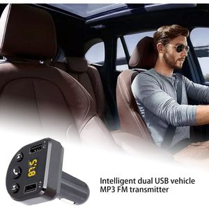 Fm-zender Voor Auto Handsfree Ontvanger Auto Kit Met Mic/Tf Card / Usb Drive / Aux Afspelen Voor iphone Ipad Android Telefoons