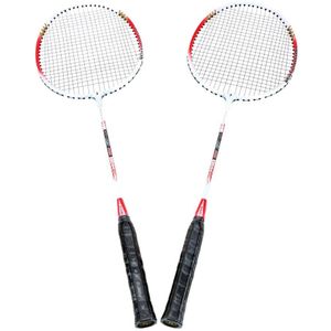 Aluminium Badminton Set 2 Stks/set Lichtgewicht Duurzaam Legering Training Badminton Racket Met Draagtas Sport Apparatuur