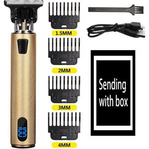 T9 Usb Elektrische Haar Snijmachine Oplaadbare Tondeuse Man Scheerapparaat Trimmer Voor Mannen Kapper Professionele Baard Trimmer