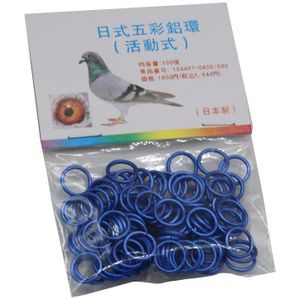 50Pcs Duiven Identificatie Ras Vogels Metalen Voet Ring 8Mm Duiven Carry Gereedschap Kwartel Papegaai Ring Vogel Voeden Duiven gereedschap