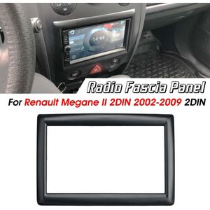 2 Din Auto Radio Fascia Dash Cd Trim Installatie Plate Panel Frame Adapter Voor Renault Megane 2 Ii 2002 2003 2004 2005 -