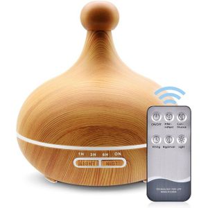 -400ML Afstandsbediening Ultrasone Luchtbevochtiger Etherische Olie Diffuser Aroma Lamp Aromatherapie Elektrische Aroma Diffuser Mist M