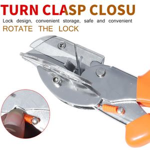 Multifunctionele Haakse Cut Duct Cutter Trunking Schaar Verstelbare Hoek Multi Hoek Mitre Gevelbeplating Draad Duct Cutter