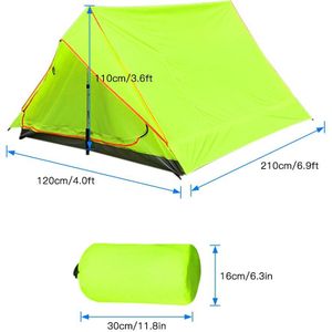 Outdoor Ultralight Camping Tent Zomer Strand Vissen Tent Waterdichte Draagbare Zon Onderdak 2 Persoon Backpacken Tenten