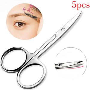 3/5 Stuks Professionele Roestvrij Staal Dode Huid Remover Manicure Schaar Voor Nagels Cuticula Schaar Gebogen Pedicure Makeup Tools