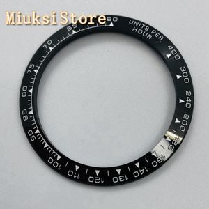 39 Mm Zwart/Koffie Keramiek Horloge Bezel Insert Horloge Vervangende Onderdelen