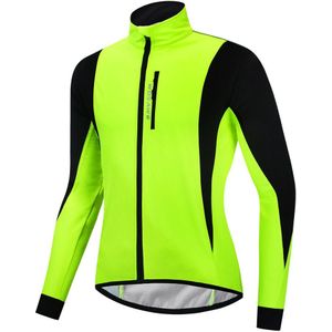 Wosawe Waterdicht Winddicht Mannen Windbreakers Fietsen Jassen Winter Thermische Fleece Reflecterende Fiets Slijtage Mtb Bike Coat