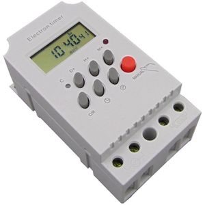 DIN RAIL DIGITALE PROGRAMMEERBARE timer tijd schakelaar 220VAC 25A tijd schakelaar din rail tijd schakelaar KG316T-II