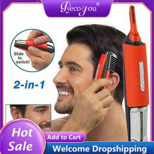 Elektrische Trimmer Kit Haar Remover Razor Scheerapparaat Met 4 Hoofd Voor Mannen Haar Wenkbrauw Neus Facial En Body Verwijdering Dagelijks zorg