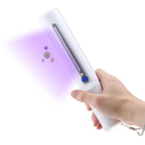 Draagbare Handheld Batterij Aangedreven Uv Desinfectie Lamp Sterilisator Licht Voor Home Office Travel Telefoon Masker Key Deurklink
