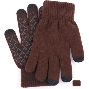 Vrouwen Mannen Winter Touchscreen Handschoenen Herfst Herfst Warm Houden Gehaakte Gebreide Volledige Vinger Wanten Guantes Vrouwelijke Paar Handschoenen