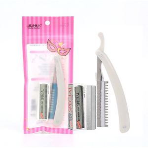 Colorful Eyebrow Trimmer Facial Face Razor Eyebrow Trimmers Blades Shaver Makeup Cosmetic Kit for woman