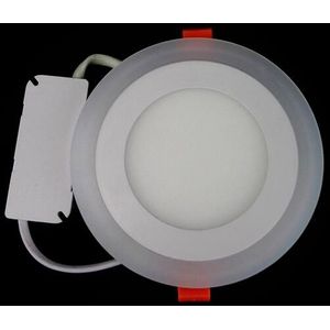 6w 9w 16w 24w ronde vierkante led Plafond Verzonken paneel Licht Painel lamp woondecoratie Blauw + wit led-paneel downlight