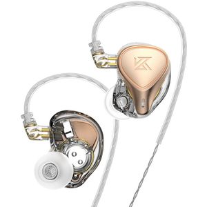KZ-ZEX Pro Bedrade Statische Dynamische Balans Hoofdtelefoon In-Ear Sport Game Muziek Mengen Hoofdtelefoon Oordopjes Accessoires