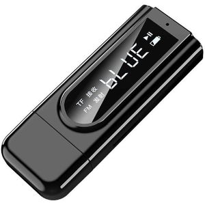 JINSERTA Bluetooth 5.0 Ontvanger Auto MP3 Spelers Stereo Muziek Fm-zender AUX Adapter voor Hoofdtelefoon Luidsprekers Handsfree Kit