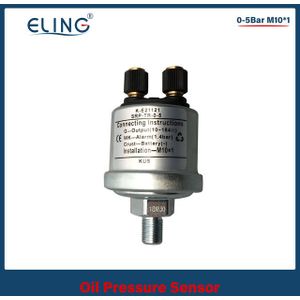 Kus 52Mm 0-5Bar 0-10Bar Oliedrukmeter Auto Boot 0-75Psi 0-145Psi Rood Geel Beschikbaar Backlight Olie Druk Sensor