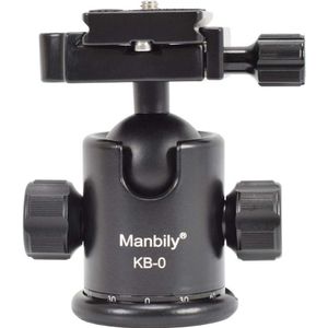 Manbily KB-0 Professionele Statiefkoppen, Universele Bal Hoofd Met Snelle Montageplaat, camera Statief Hoofd Voor Canon Nikon Dslr