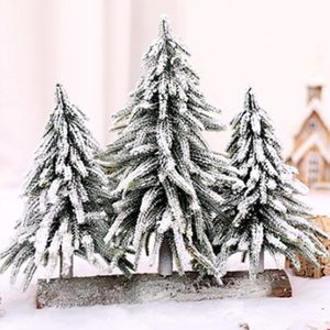 Kerstboom Ornament Desktop Decoratie Xmas Voor Mall Venster Sneeuw Sparren Decor Kerst Decoraties Voor Huis