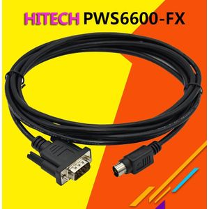 PWS6600-FX Hitech PWS6600/6A00T Touch panel HMI Sluit Mitsubishi FX PLC DB25 DB9pin Programmering Kabel